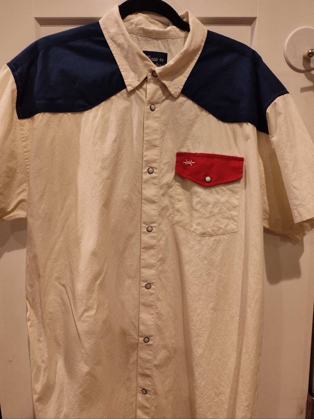 Texas Standard Ranger Pearl Snap Short Sleeve Men's 2XL
